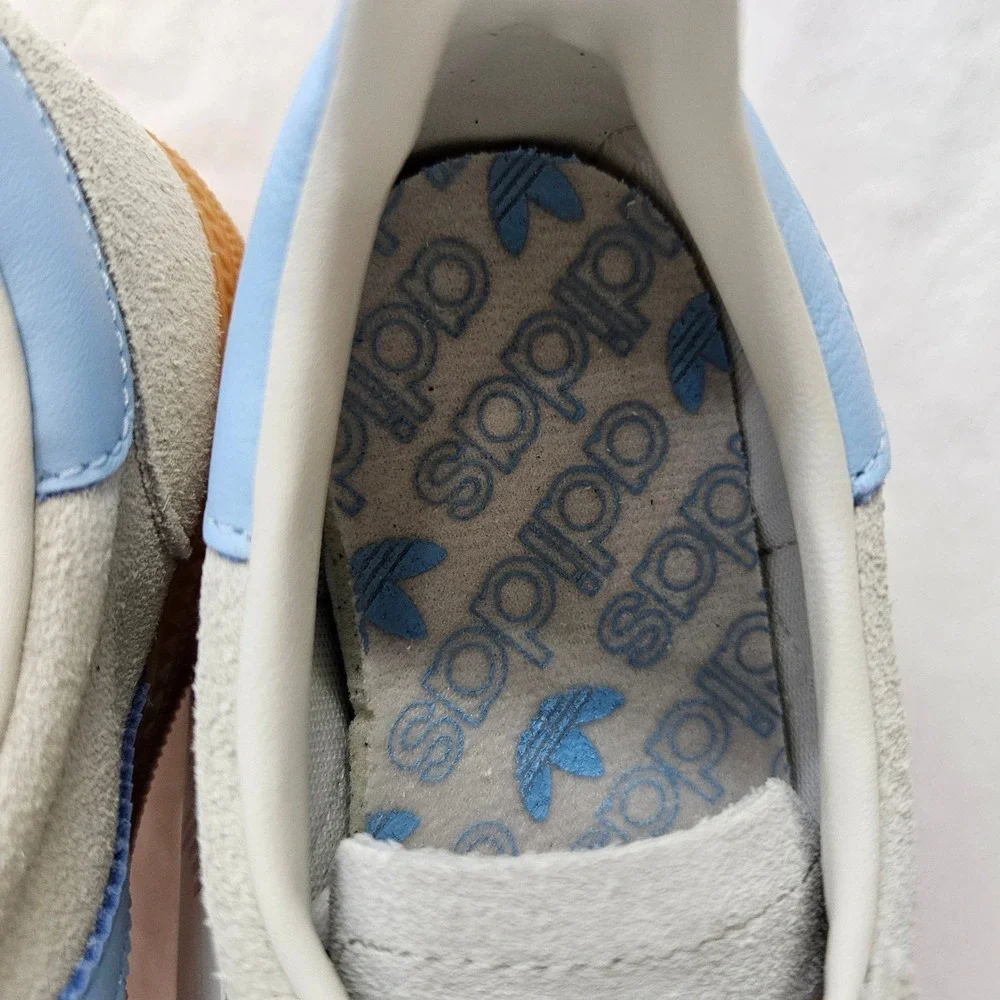 Adidas Handball Spezial W Sneakers JS0241 Grey Blue Gum‎ Women's Size 6.5